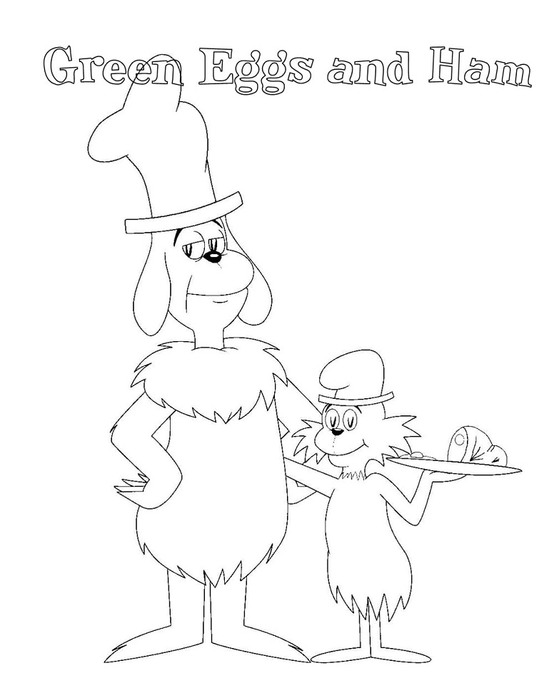 Green Eggs and Ham 20 Coloring - Play Free Coloring Game Online