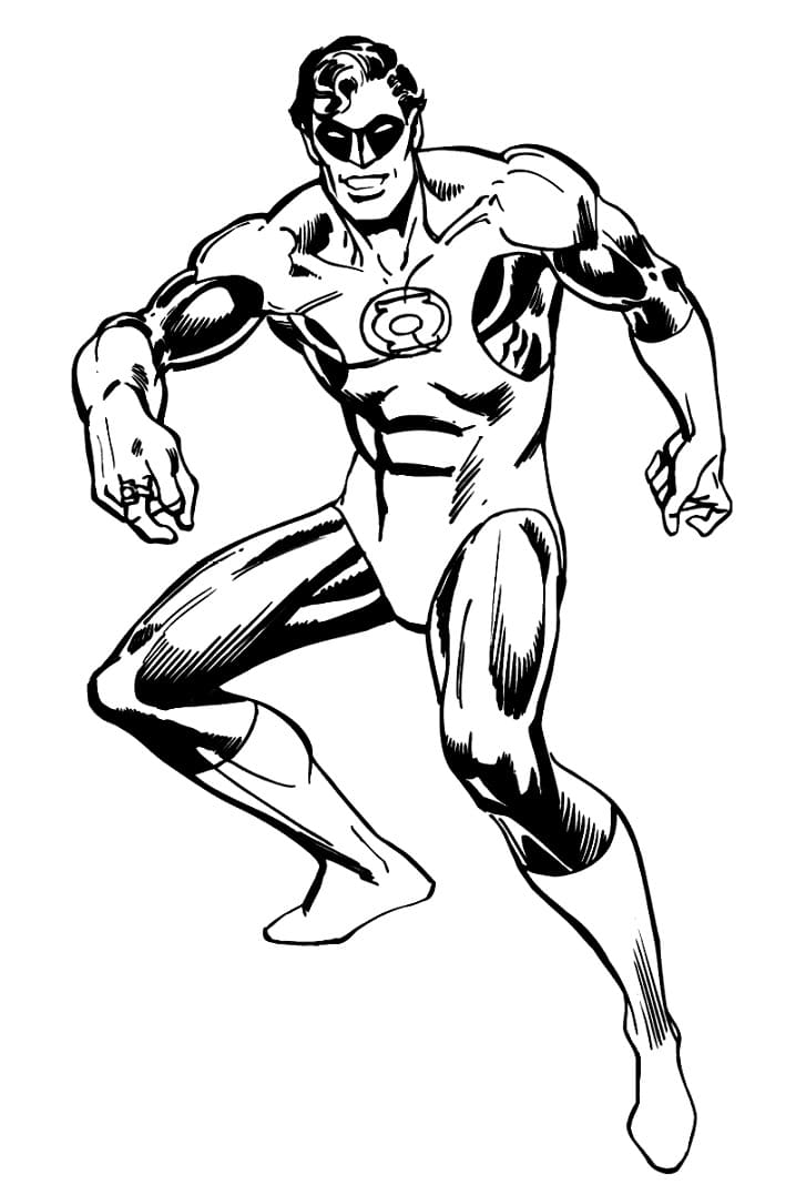Green Lantern Smiling