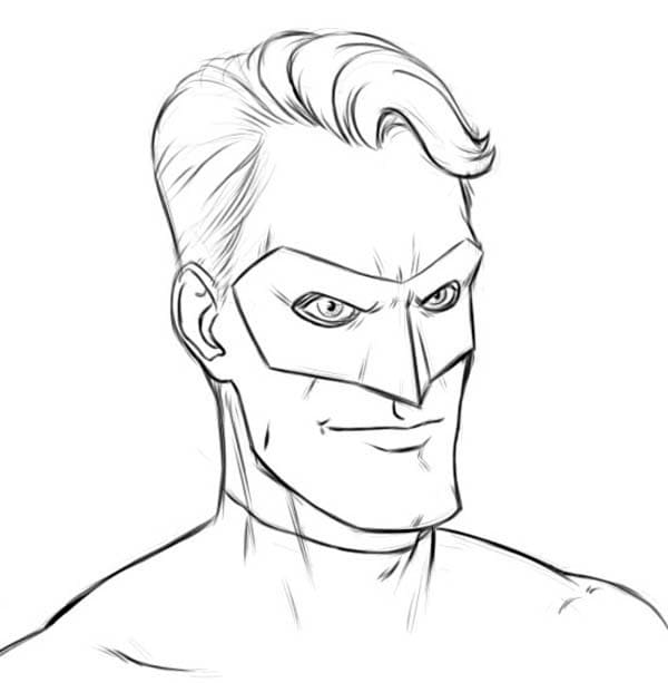 Green Lantern’s Face