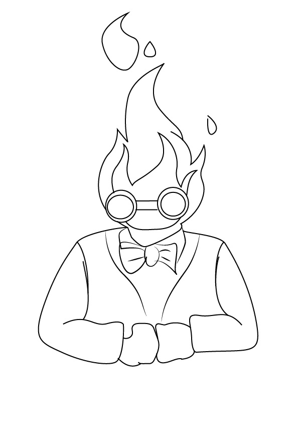 Grillby Undertale Coloring Game Grillby Undertale
