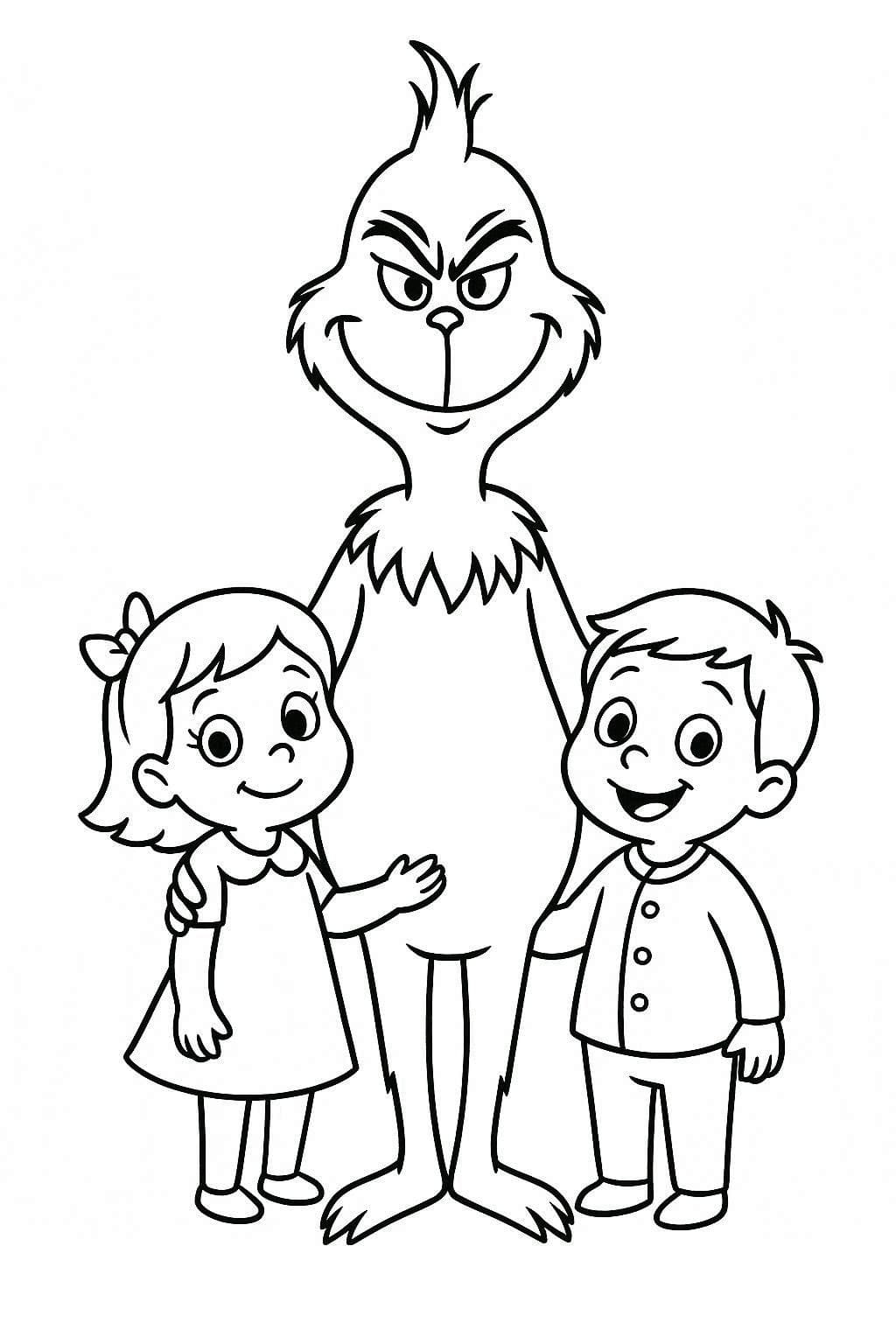 Grinch and kids