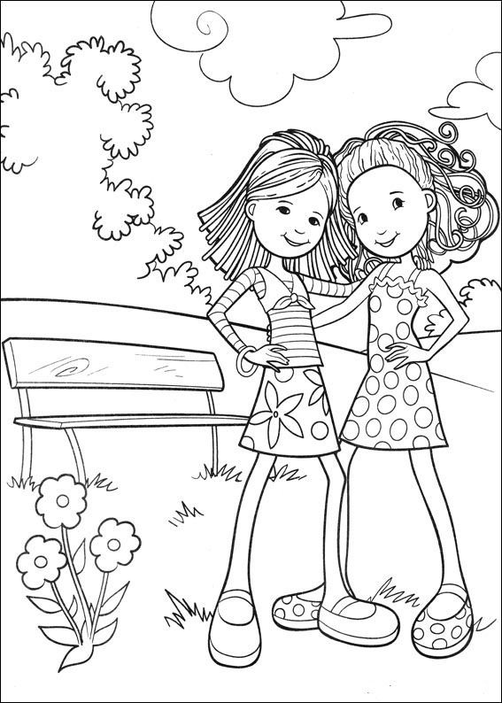 Groovy Girls 1 Coloring Game Groovy Girls 1