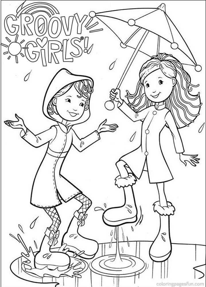 Groovy Girls 11 Coloring Game Groovy Girls 11
