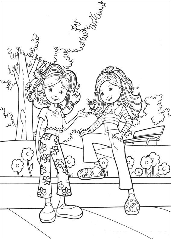 Groovy Girls 7 Coloring Game Groovy Girls 7