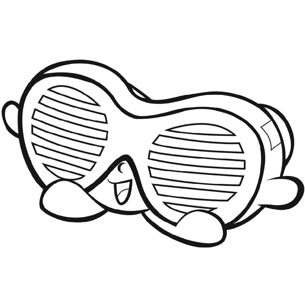 Groovy Glasses Shopkin Coloring Game Groovy Glasses Shopkin