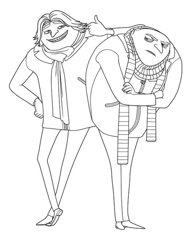 Gru and Dru from Despicable Me 3