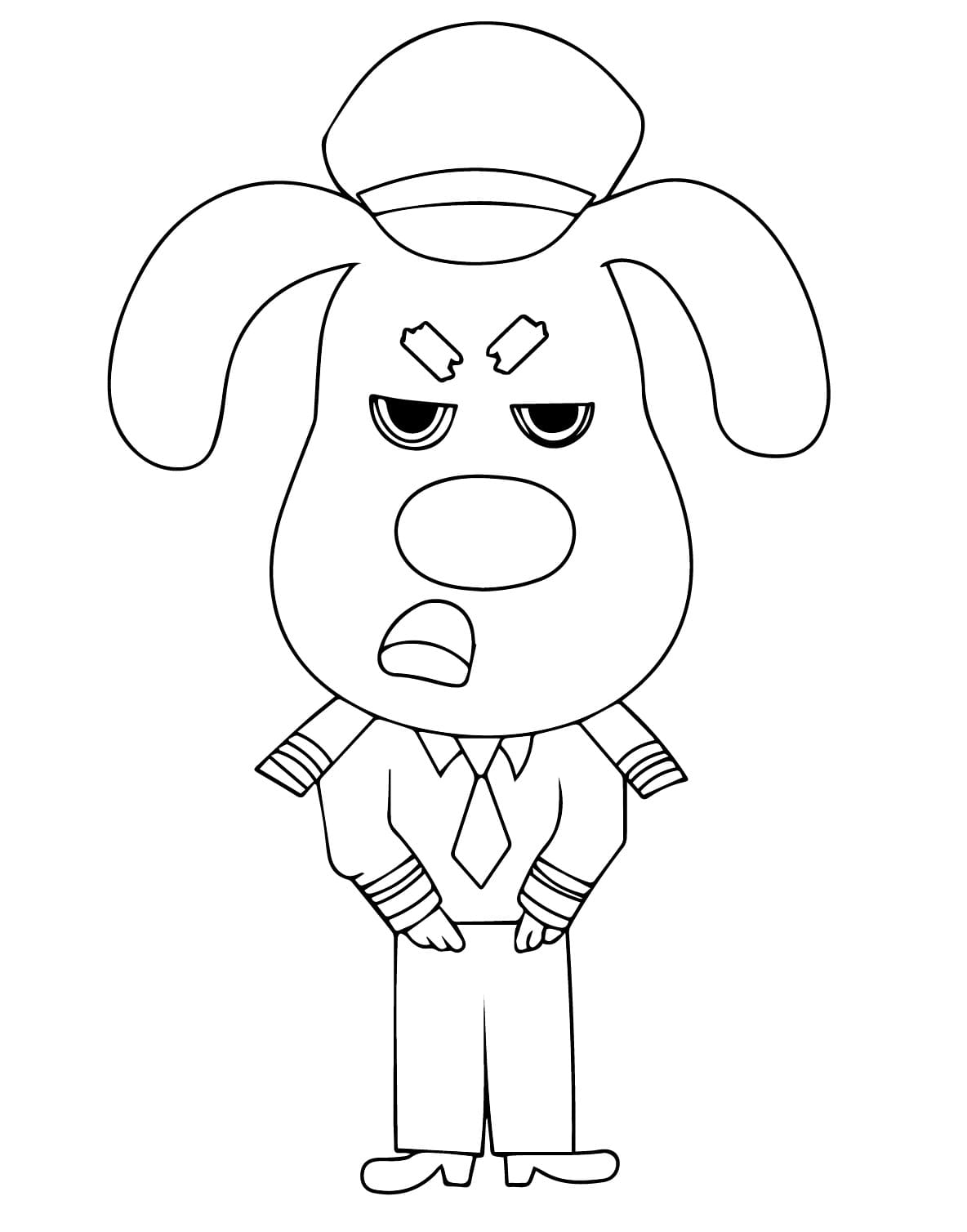 Grumpy Sheriff Labrador