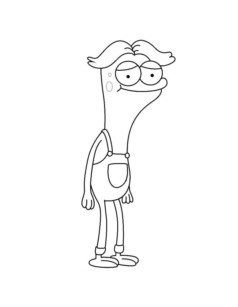 Gunther from Disney Amphibia Coloring Game Gunther from Disney Amphibia