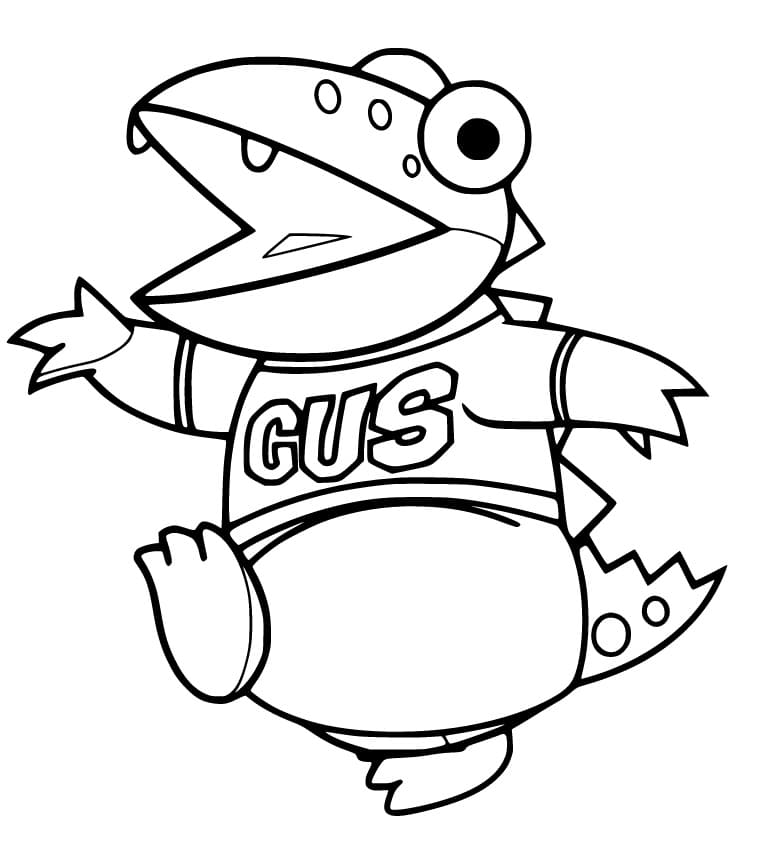 Gus in Ryan's World Coloring Game Gus in Ryan's World