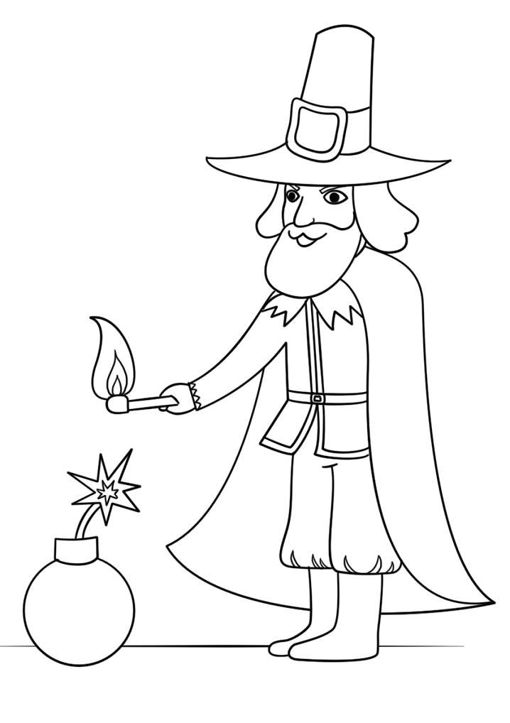 Guy Fawkes 1 Coloring Game Guy Fawkes 1