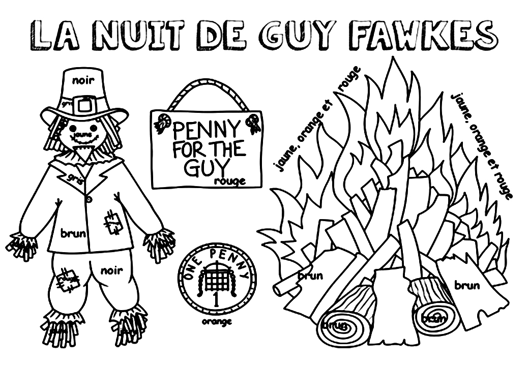 Guy Fawkes 2 Coloring Game Guy Fawkes 2