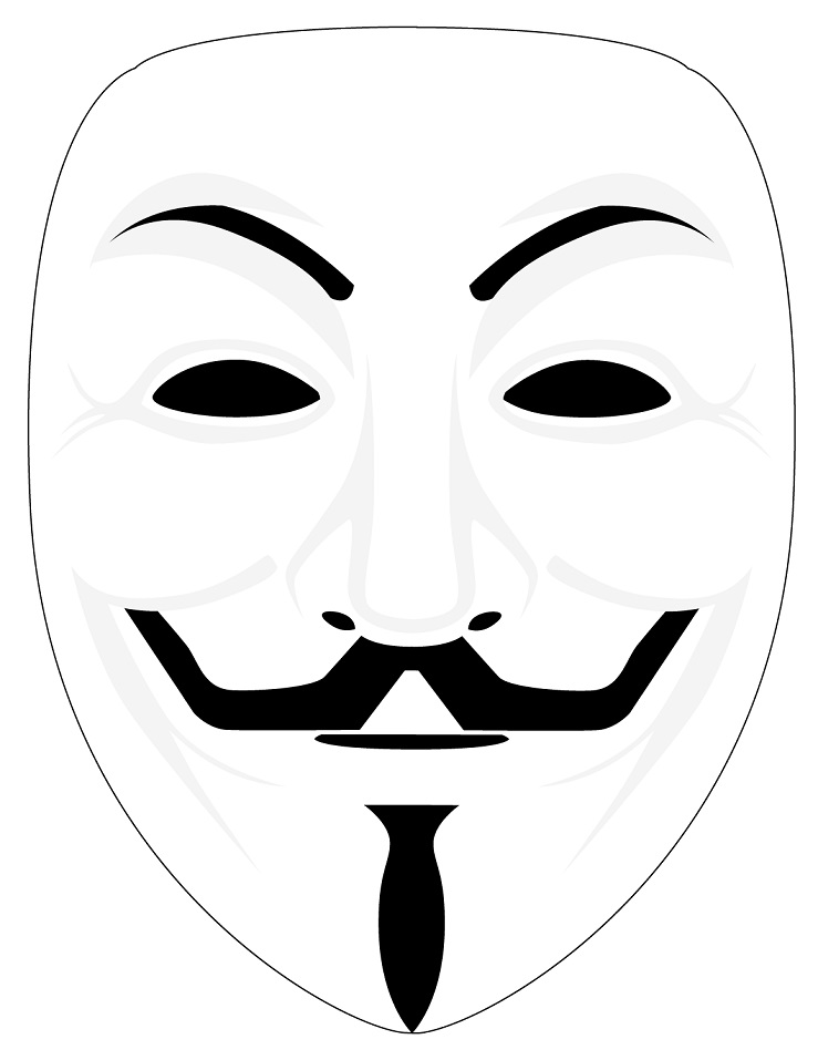 Guy Fawkes Mask Coloring Game Guy Fawkes Mask