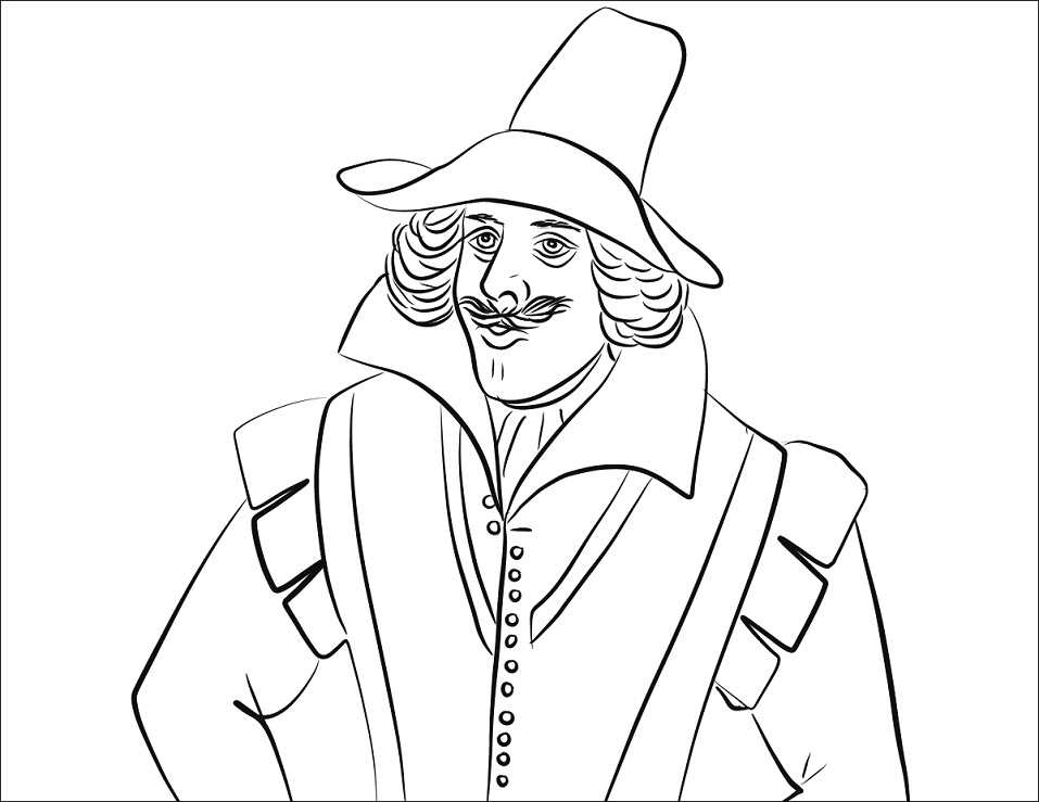 Guy Fawkes Coloring Game Guy Fawkes