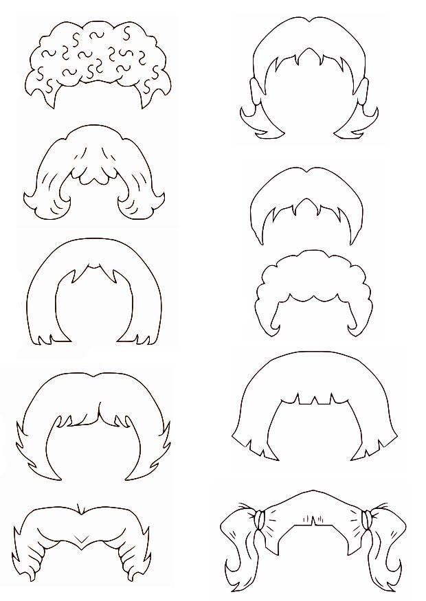 Hairstyles Coloring Game Hairstyles