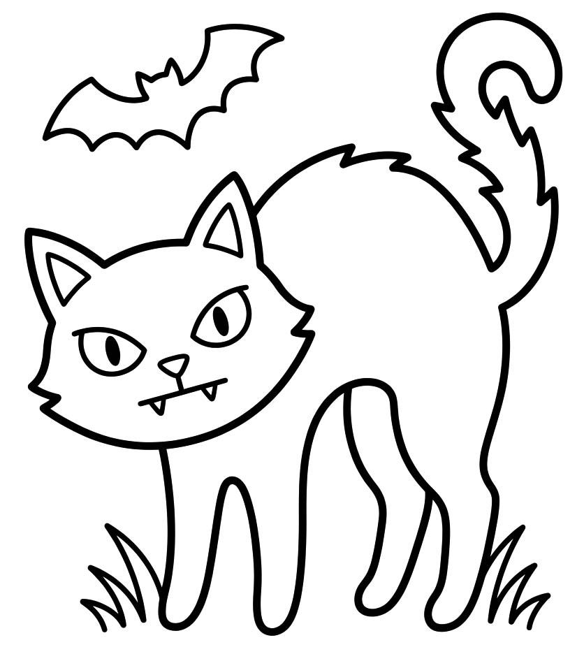 Halloween Cat Easy