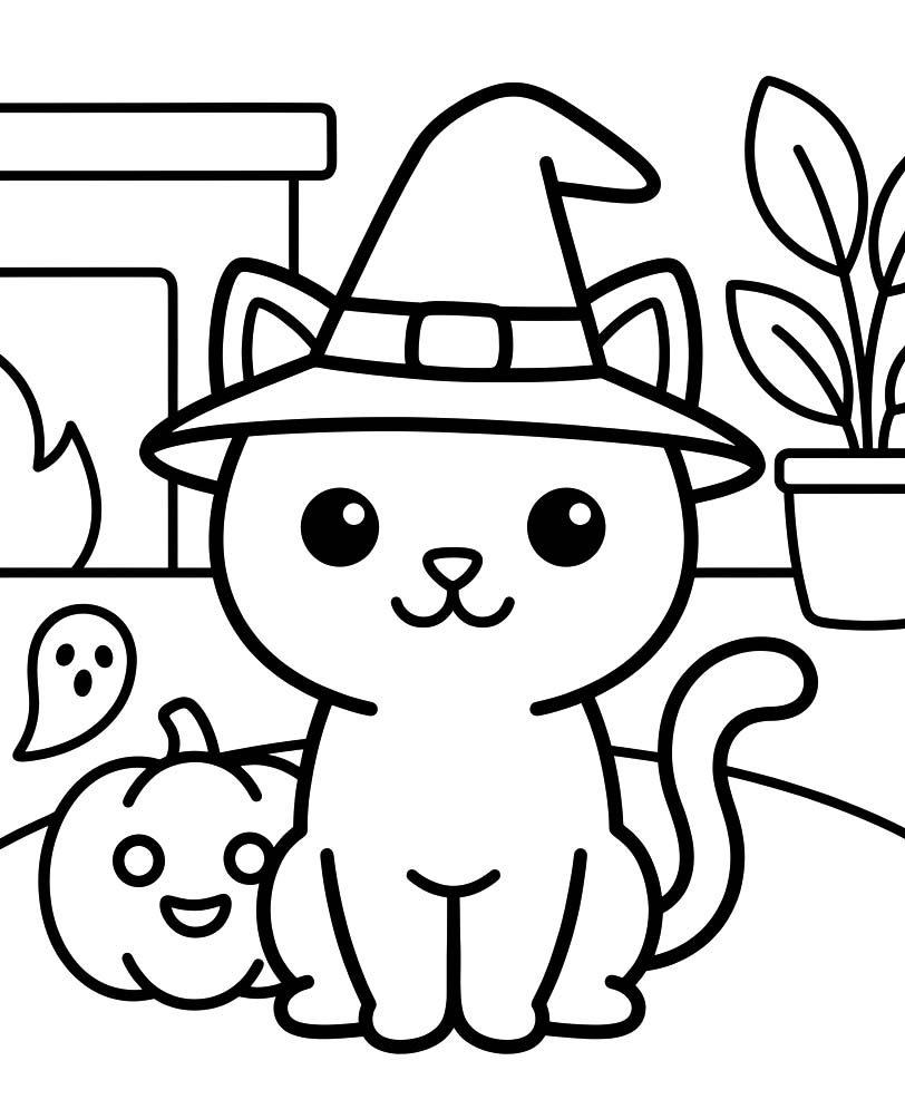 Halloween Cat Printable