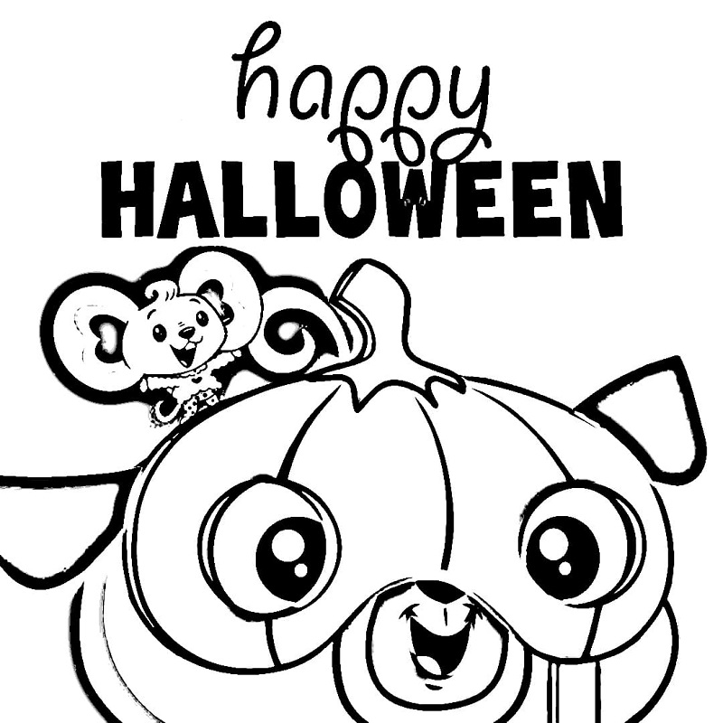 Halloween Chip and Potato Coloring Game Halloween Chip and Potato