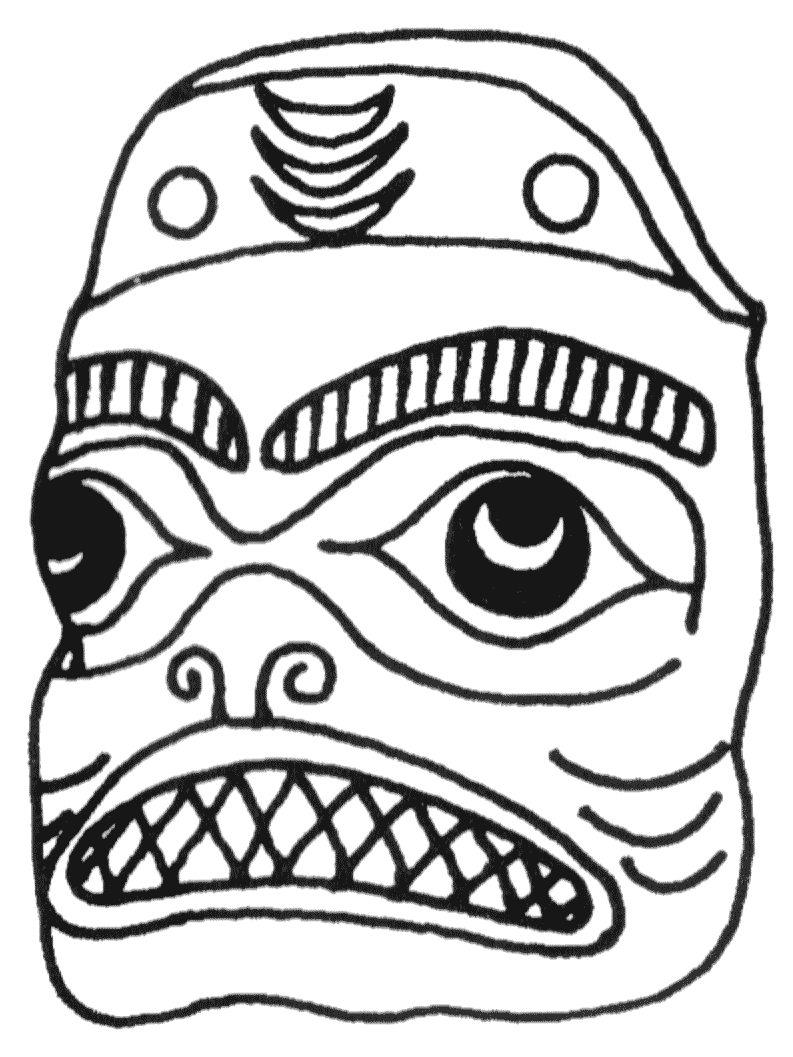 Halloween Mask 7 Coloring Game Halloween Mask 7