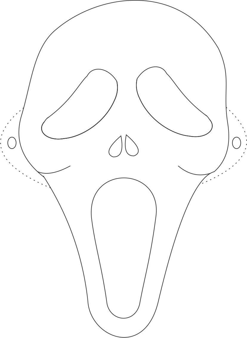 Halloween Scary Mask Coloring Game Halloween Scary Mask
