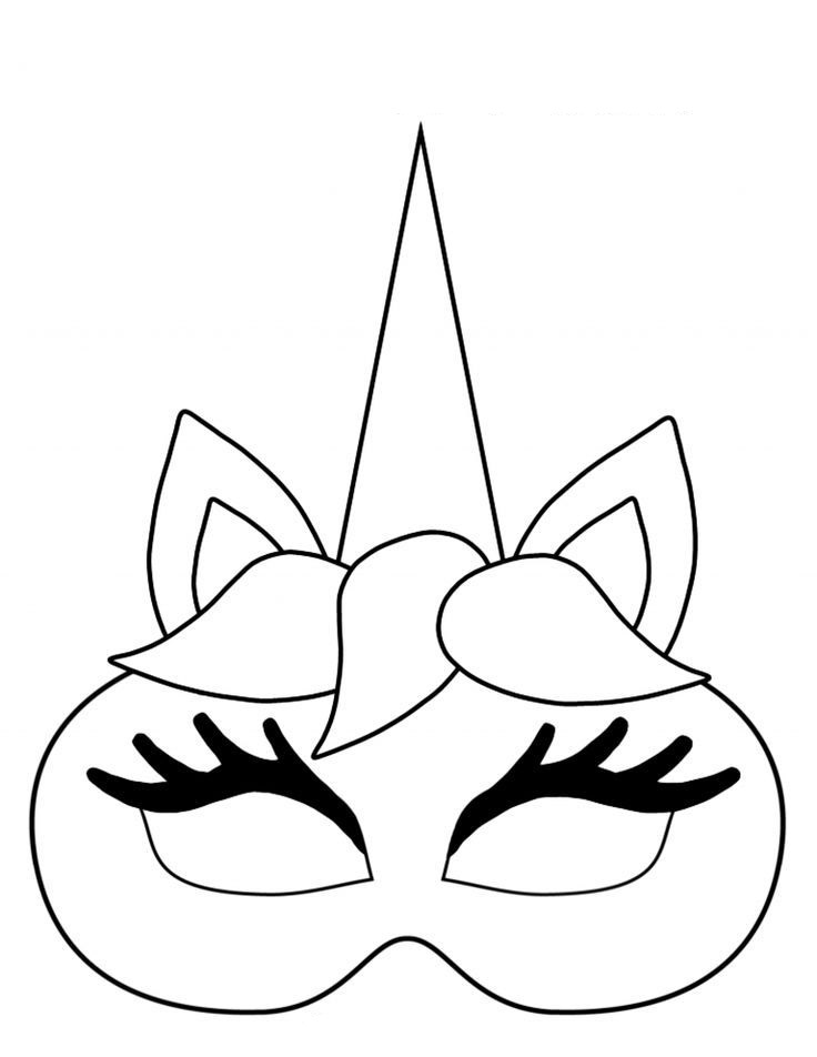 Halloween Unicorn Mask Coloring Game Halloween Unicorn Mask