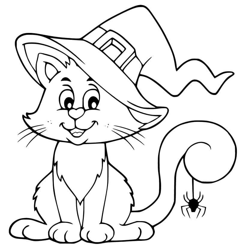 Hallween Cat 3 Coloring Game Hallween Cat 3