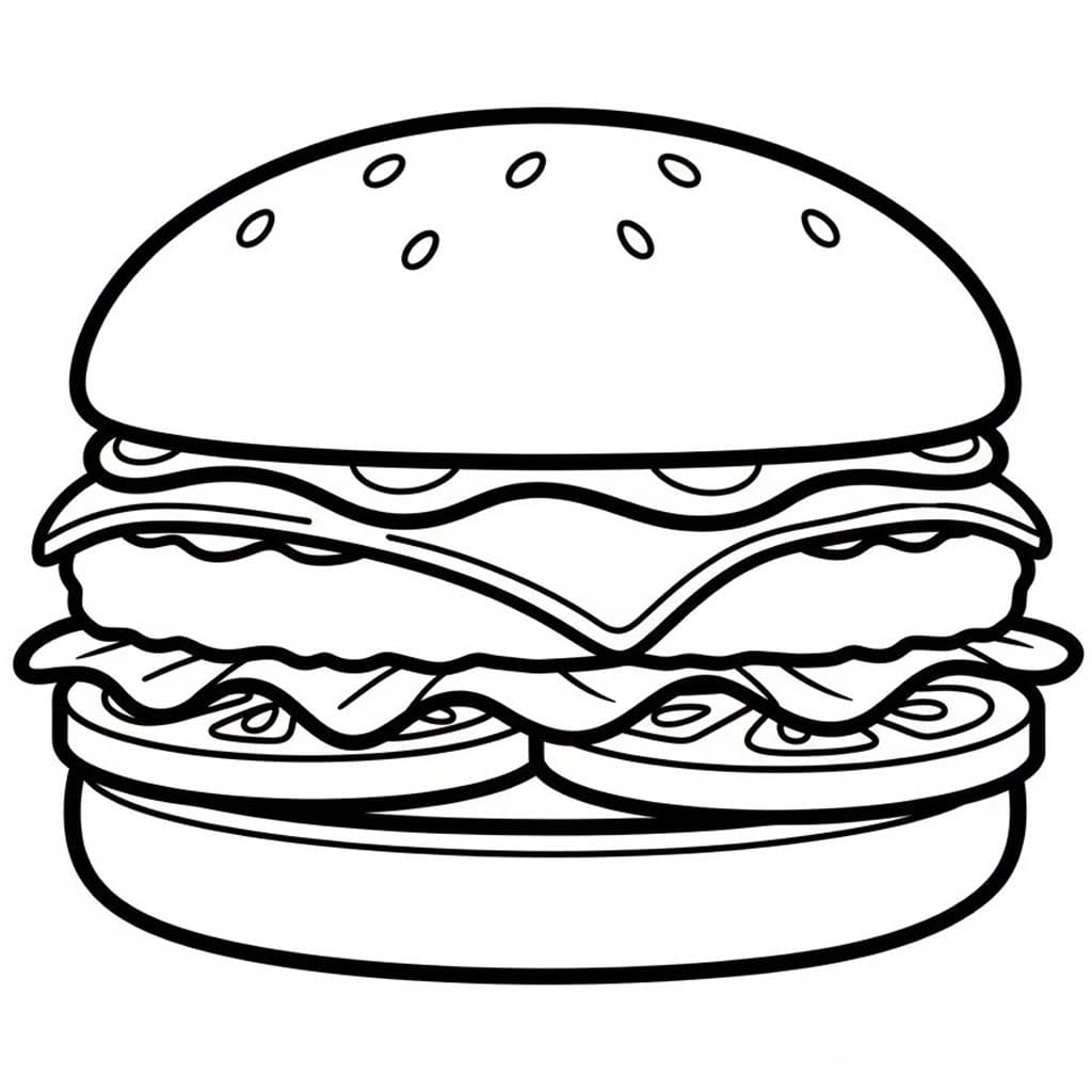 Hamburger Free Printable