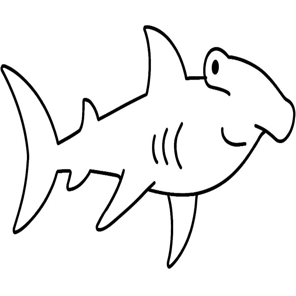 Hammerhead Shark Printable