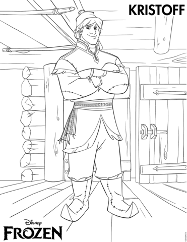 Handsome Kristoff Coloring Game Handsome Kristoff