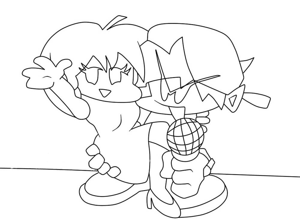 Happy Boyfriend & Girlfriend in FNF