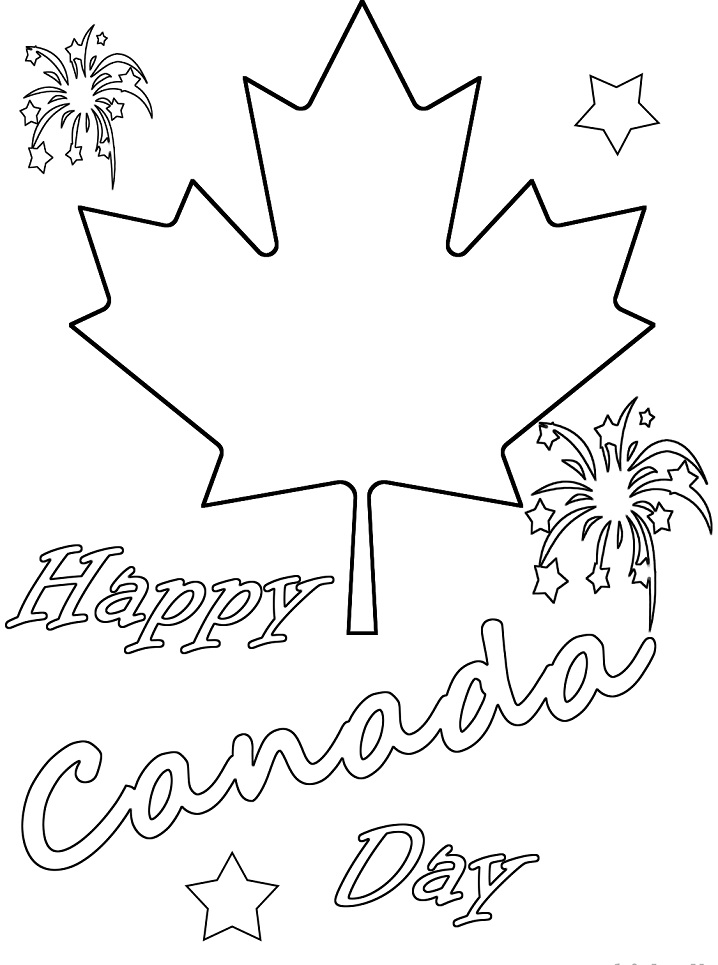 Happy Canada Day 7 Coloring Game Happy Canada Day 7