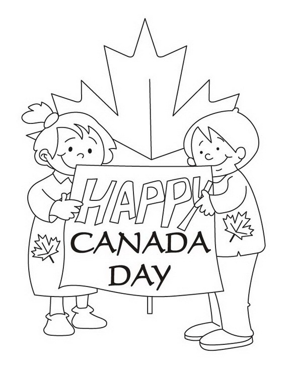 Happy Canada Day 8 Coloring Game Happy Canada Day 8