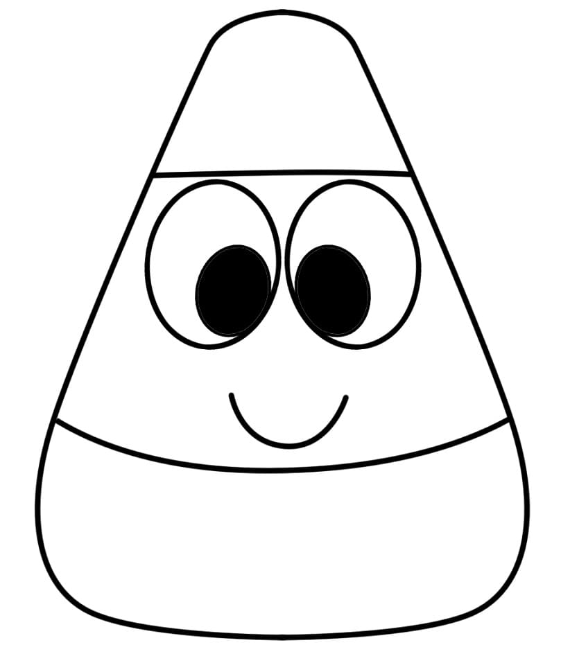 Happy Candy Corn Coloring Game Happy Candy Corn