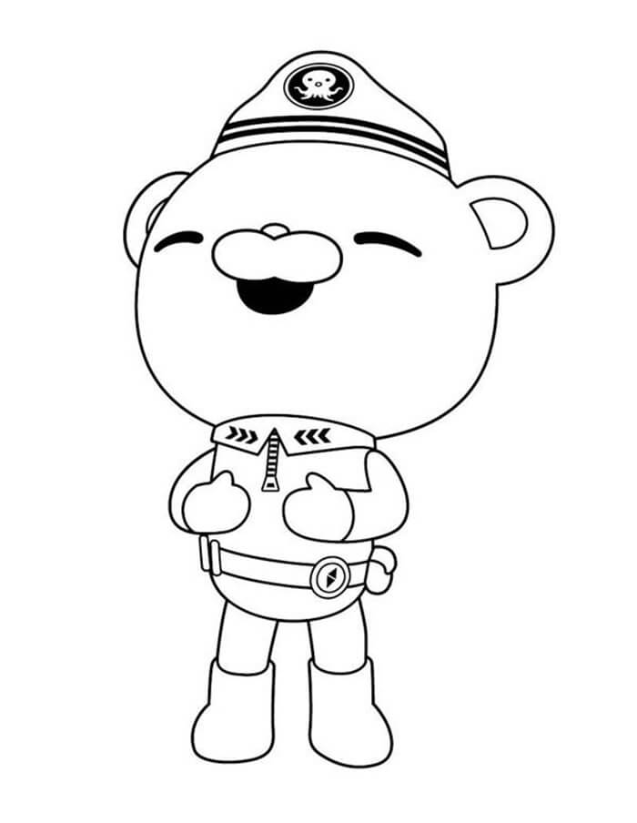 Happy Captain Barnacles Coloring Game Happy Captain Barnacles