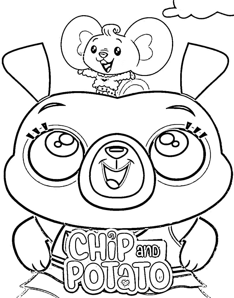 Chip and Potato Coloring Games - ColoringGames.Net