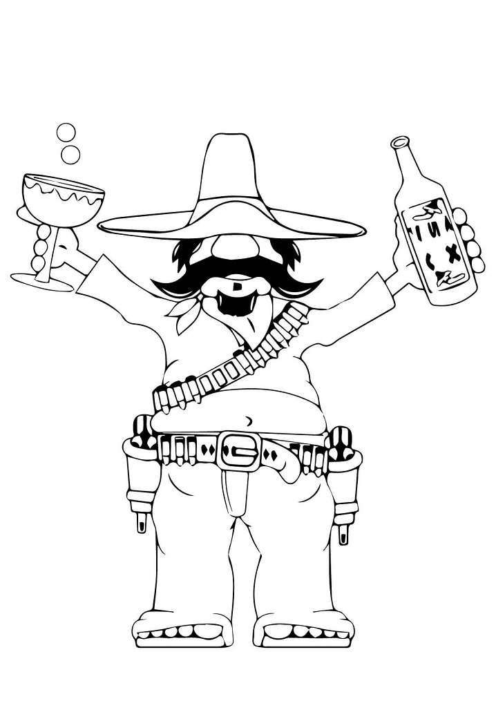 Happy Boy Cinco de Mayo Coloring Play Free Coloring Game Online