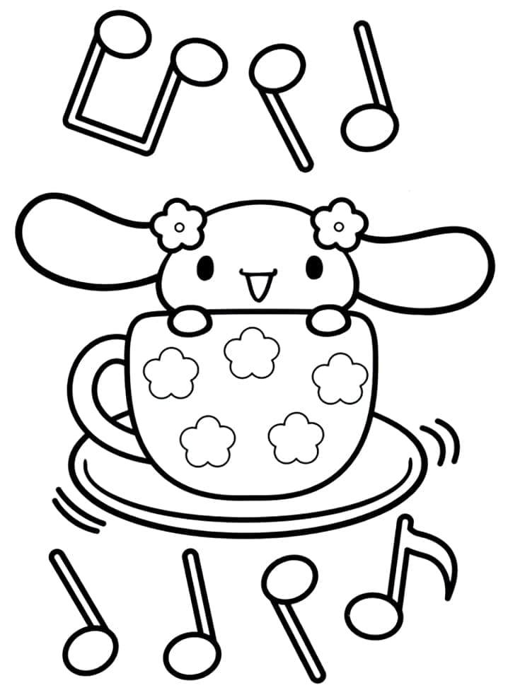 Happy Cinnamoroll Coloring Game Happy Cinnamoroll