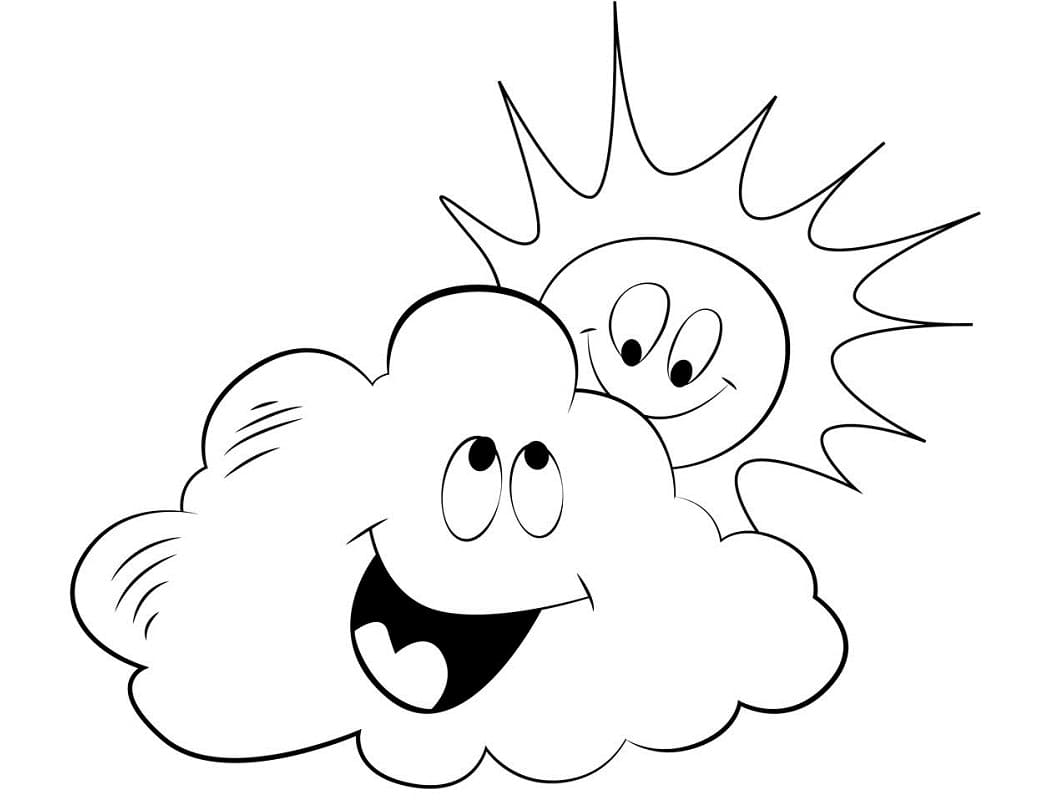 Happy Cloud and Sun
