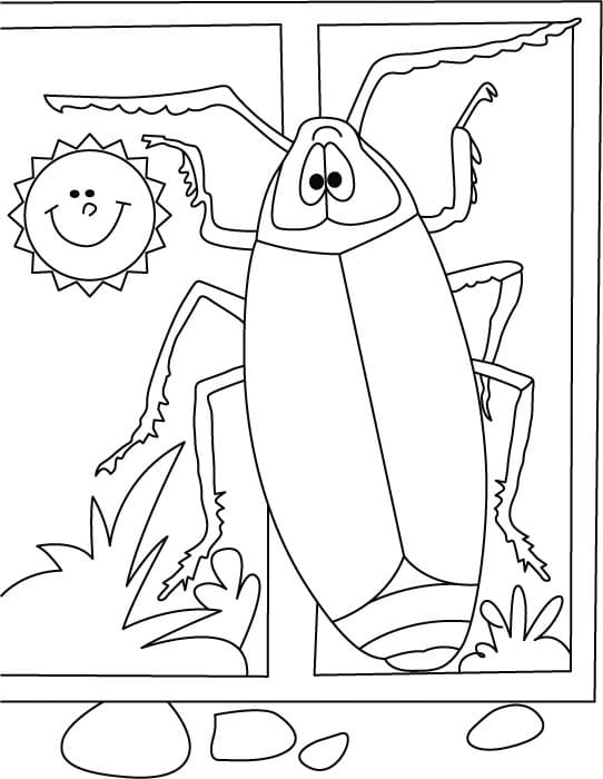 Happy Cockroach Coloring Game Happy Cockroach