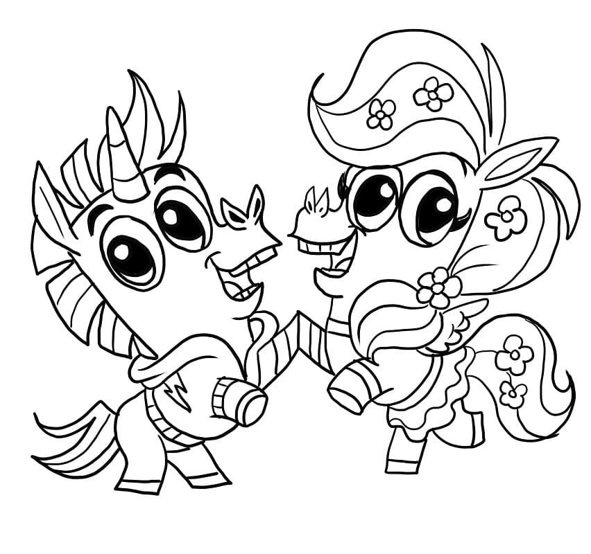 Happy Corn and Peg Coloring Game Happy Corn and Peg