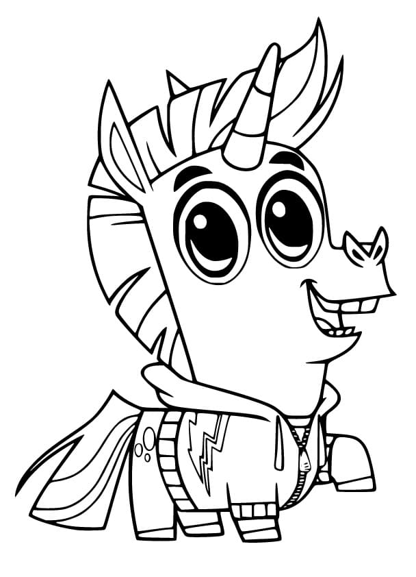 Happy Corn from Corn and Peg Coloring Game Happy Corn from Corn and Peg