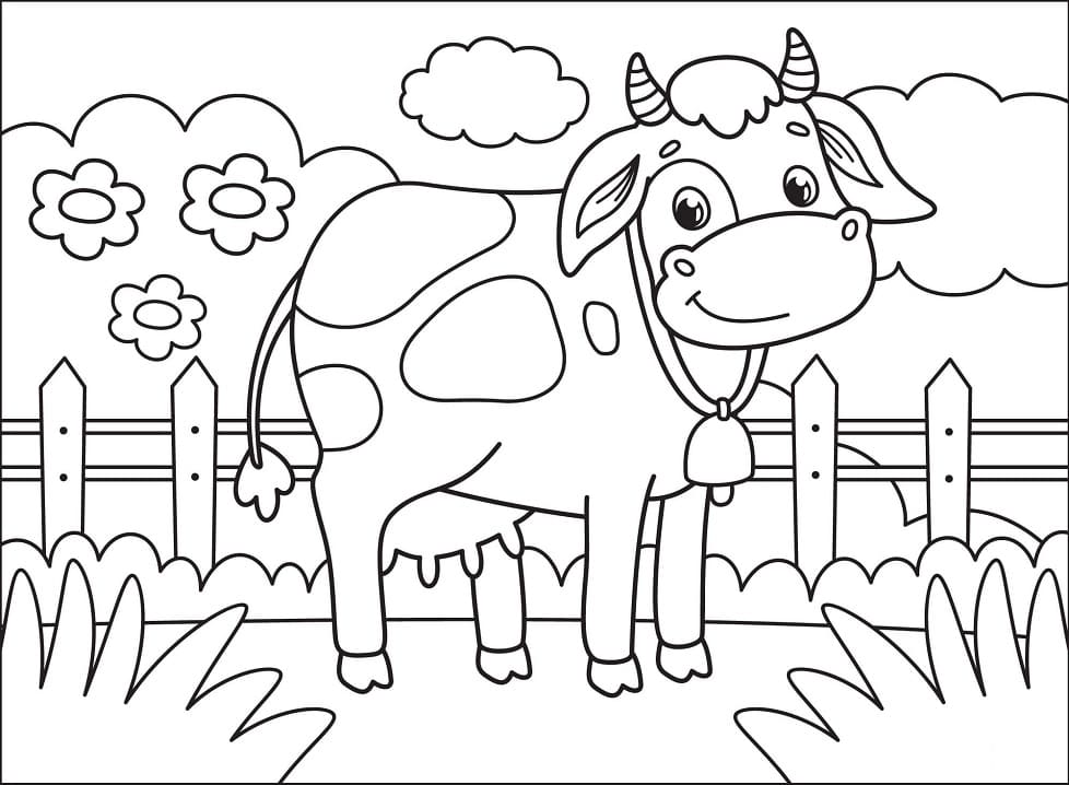 Happy Cow Coloring Game Happy Cow