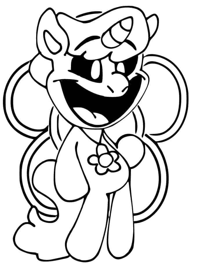 Happy CraftyCorn Coloring Game Happy CraftyCorn