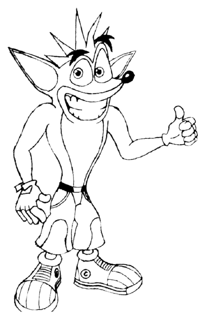 Happy Crash Bandicoot