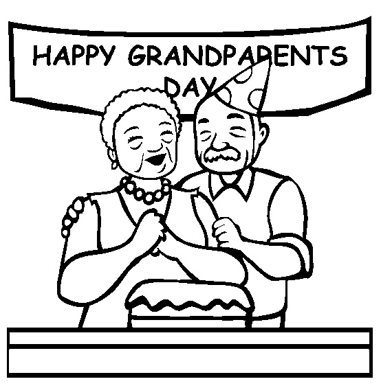 Happy Day For Grandparents Coloring Game Happy Day For Grandparents