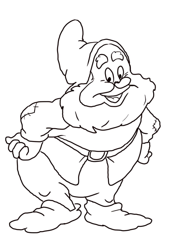 Dopey Dwarf Coloring Play Free Coloring Game Online 