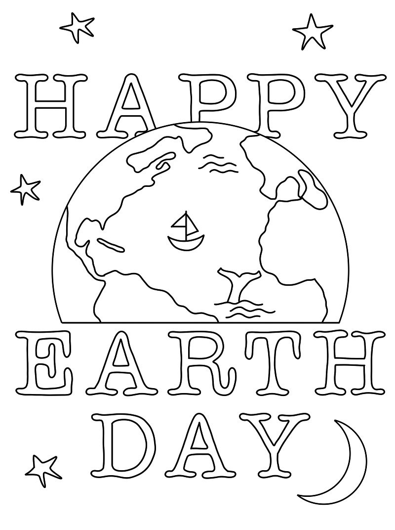 Doodle Earth Day Coloring - Play Free Coloring Game Online