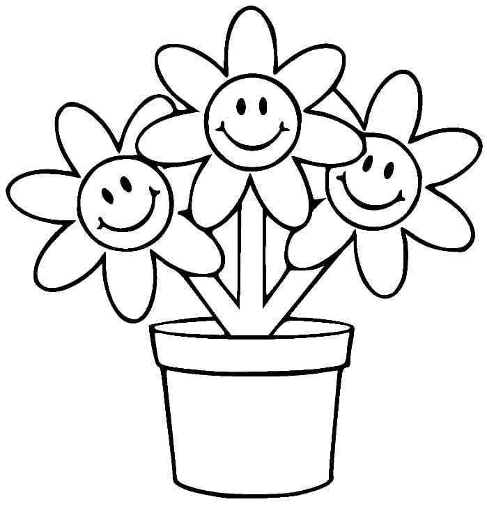 Happy Flower Pot