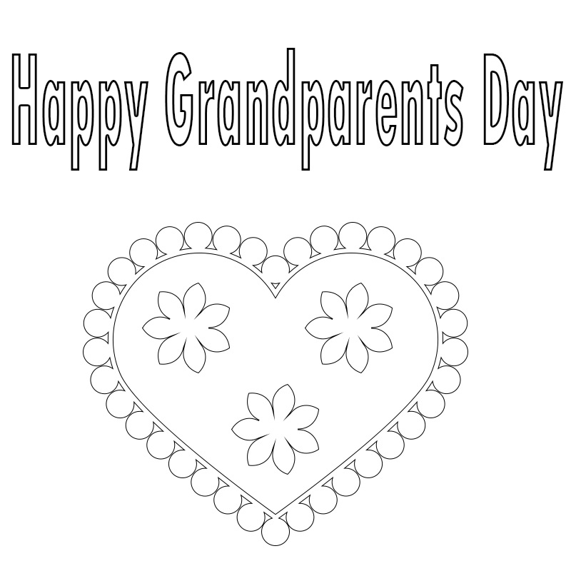 Happy Grandparents Day 2 Coloring Game Happy Grandparents Day 2