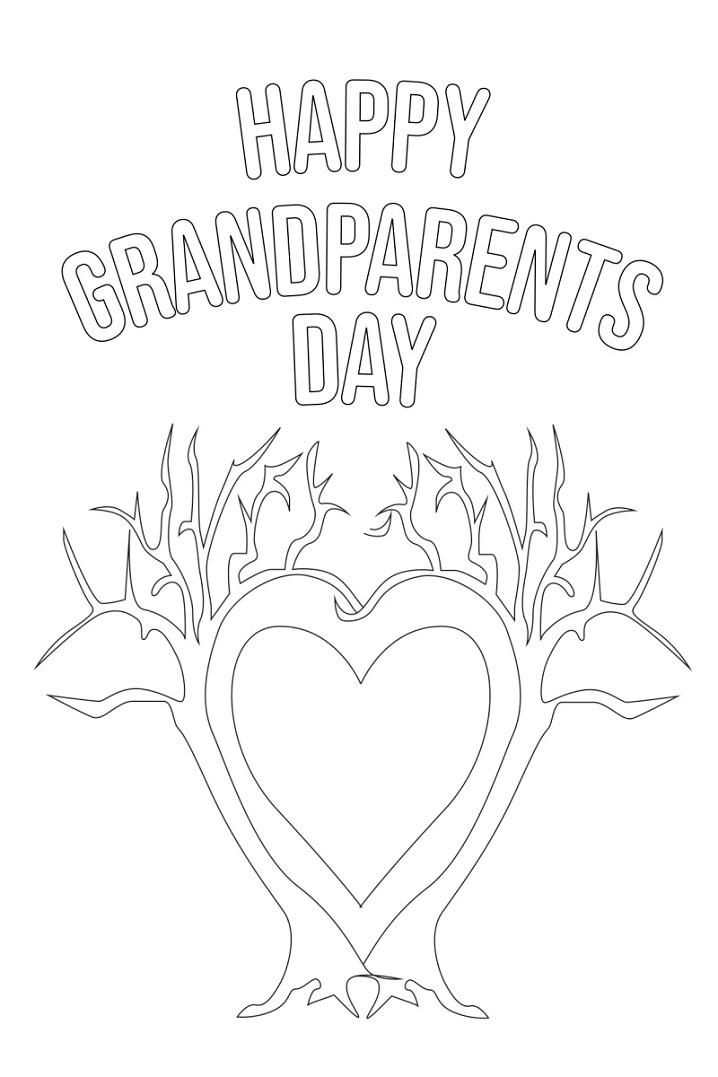 Happy Grandparents Day 7 Coloring Game Happy Grandparents Day 7