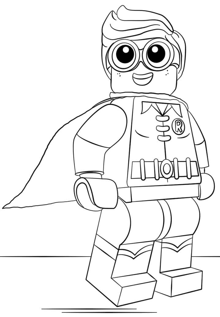Happy Lego Robin